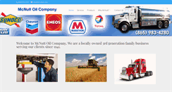 Desktop Screenshot of mcnuttoil.com